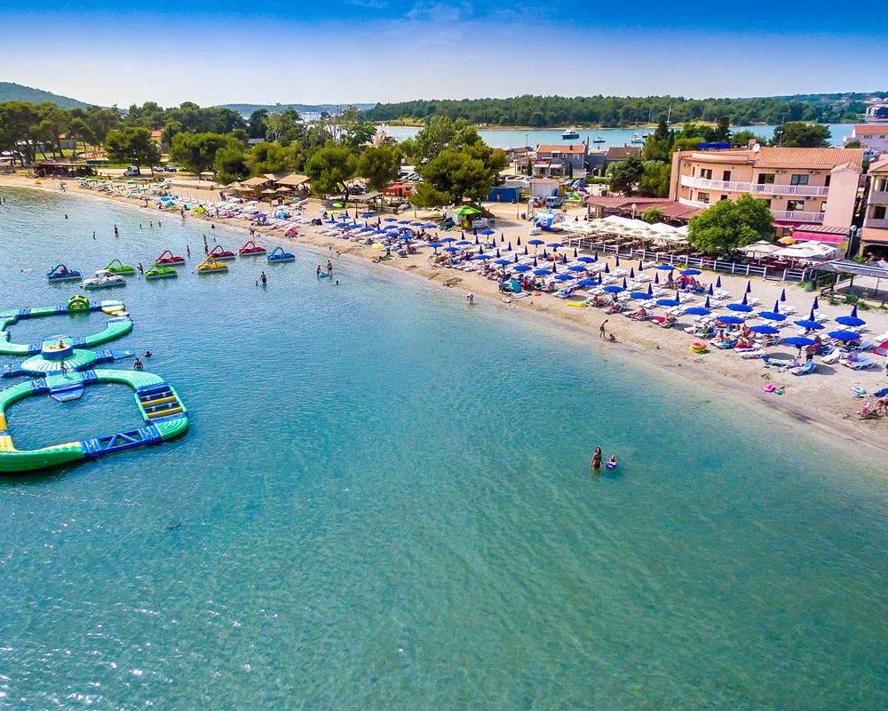 Istrien: Sandstrand in Medulin - Istriensonne.de